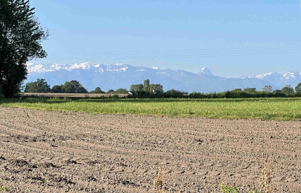Uitzicht op Pyreneeën